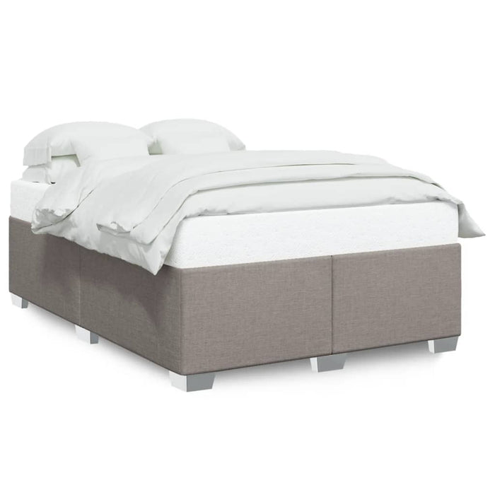 Cadru de pat fără saltea, gri taupe, 140x190 cm, textil - WALTI WALTI