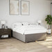 Cadru de pat fără saltea, gri taupe, 140x190 cm, textil - WALTI WALTI