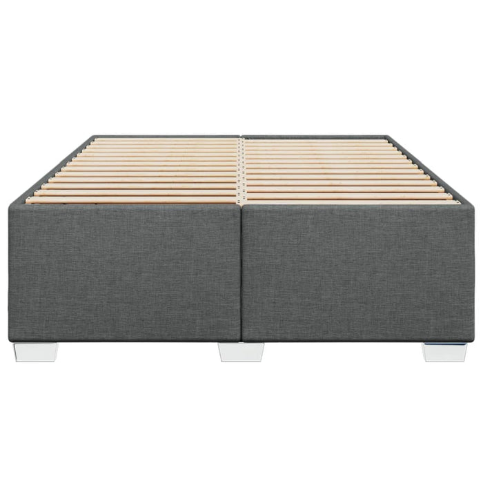 Cadru de pat fără saltea, gri închis, 140x200 cm, textil - WALTI WALTI