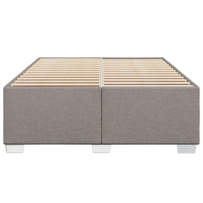 Cadru de pat fără saltea, gri taupe, 140x200 cm, textil - WALTI WALTI