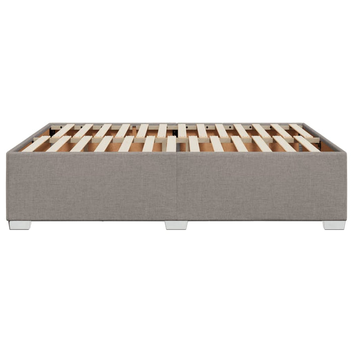 Cadru de pat fără saltea, gri taupe, 140x200 cm, textil - WALTI WALTI