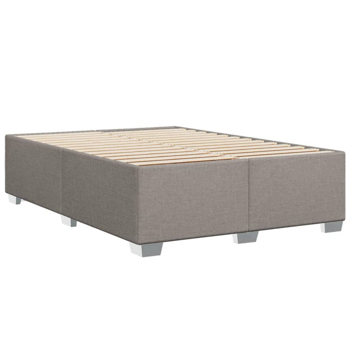 Cadru de pat fără saltea, gri taupe, 140x200 cm, textil - WALTI WALTI