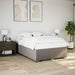Cadru de pat fără saltea, gri taupe, 140x200 cm, textil - WALTI WALTI