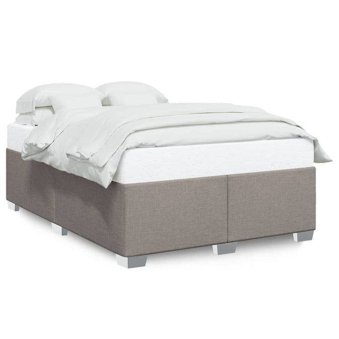Cadru de pat fără saltea, gri taupe, 160x200 cm, textil WALTI