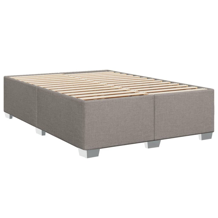 Cadru de pat fără saltea, gri taupe, 160x200 cm, textil WALTI