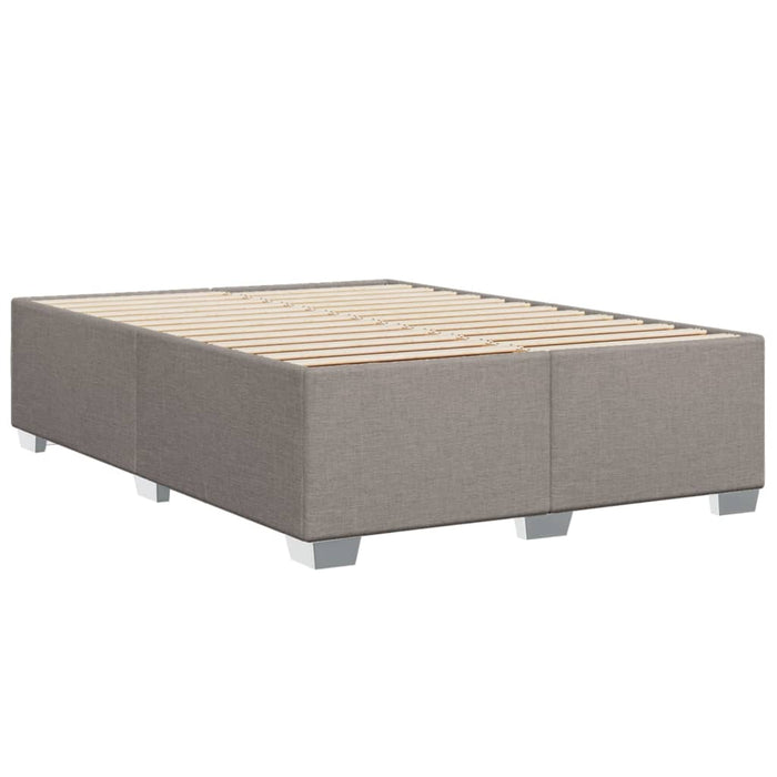 Cadru de pat fără saltea, gri taupe, 160x200 cm, textil WALTI