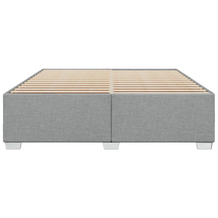 Cadru de pat fără saltea, gri deschis, 180x200 cm, textil - WALTI WALTI