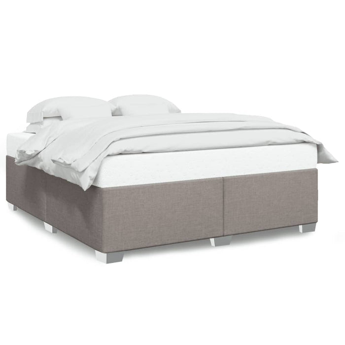 Cadru de pat fără saltea, gri taupe, 180x200 cm, textil - WALTI WALTI