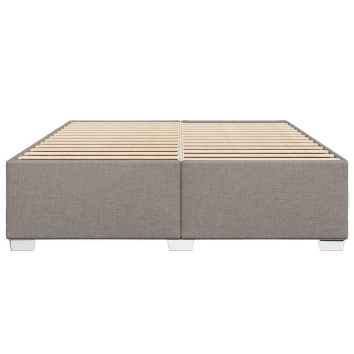 Cadru de pat fără saltea, gri taupe, 180x200 cm, textil - WALTI WALTI