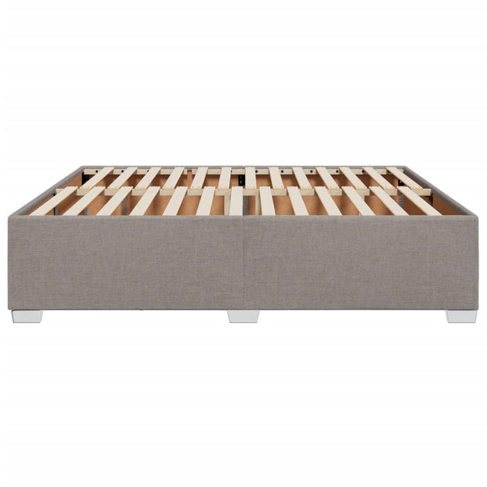 Cadru de pat fără saltea, gri taupe, 180x200 cm, textil - WALTI WALTI