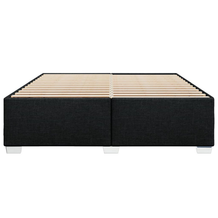 Cadru de pat fără saltea, negru, 200x200 cm, textil - WALTI WALTI