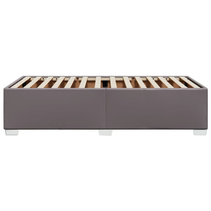 Cadru de pat, gri, 90x190 cm, piele ecologică - WALTI WALTI