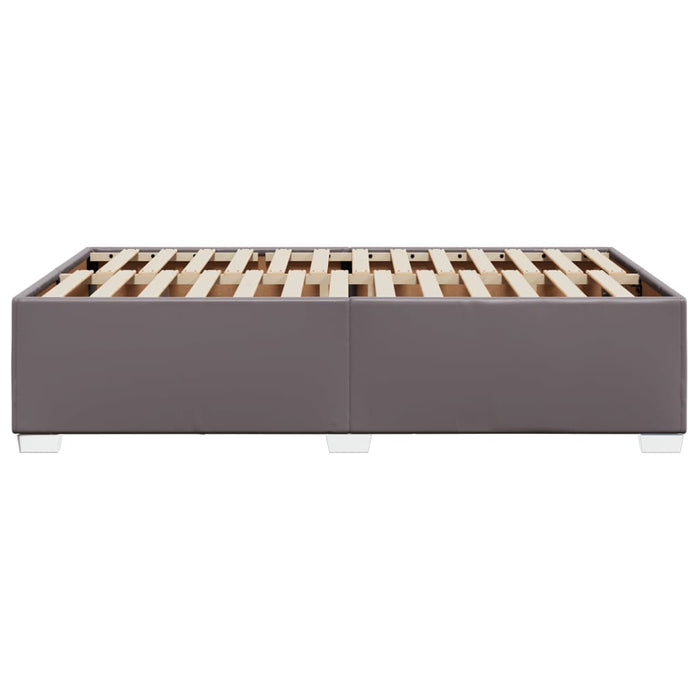 Cadru de pat fără saltea gri 120x190 cm piele artificială - WALTI WALTI