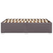Cadru de pat fără saltea gri 120x190 cm piele artificială - WALTI WALTI