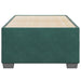 Cadru de pat fără saltea, verde închis, 100x200 cm, catifea - WALTI WALTI