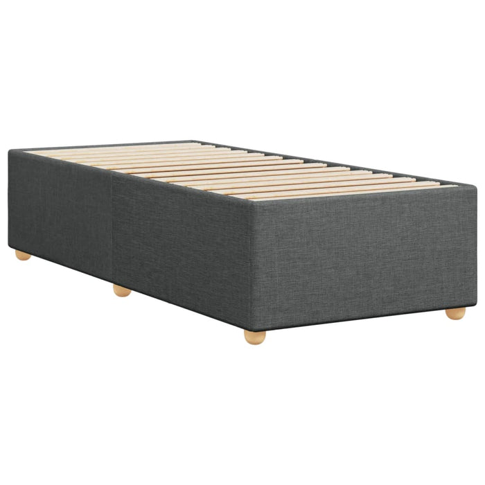 Cadru de pat fără saltea, gri închis, 80x200 cm, textil - WALTI WALTI