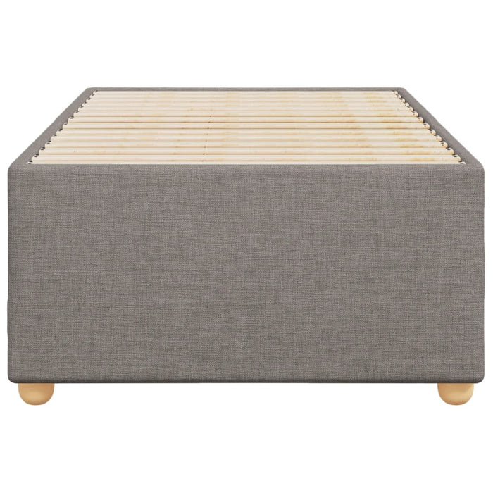 Cadru de pat fără saltea Taupe 80x200 cm țesătură - WALTI WALTI