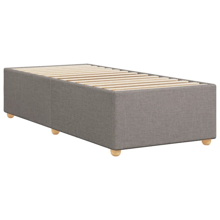Cadru de pat fără saltea Taupe 80x200 cm țesătură - WALTI WALTI