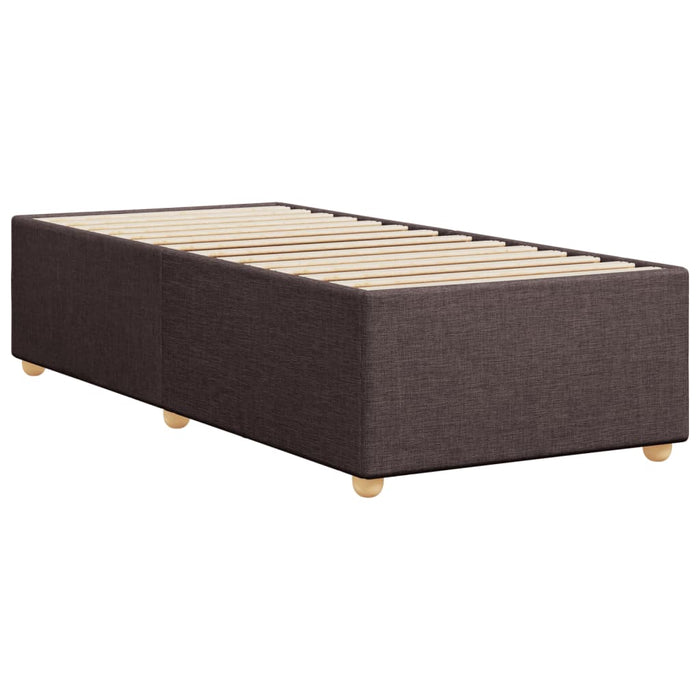 Cadru de pat fără saltea, maro închis, 90x190 cm, textil - WALTI WALTI