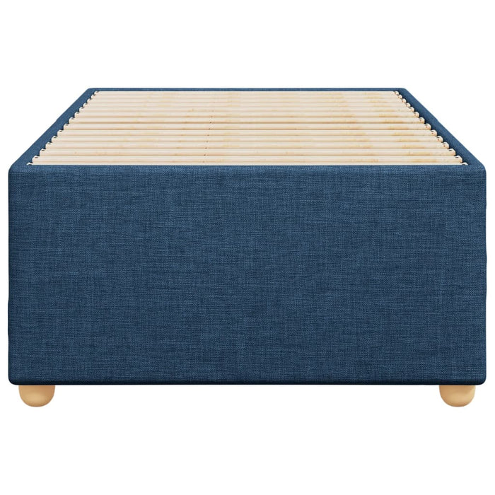 Cadru de pat fără saltea țesătură albastră 90x190 cm - WALTI WALTI