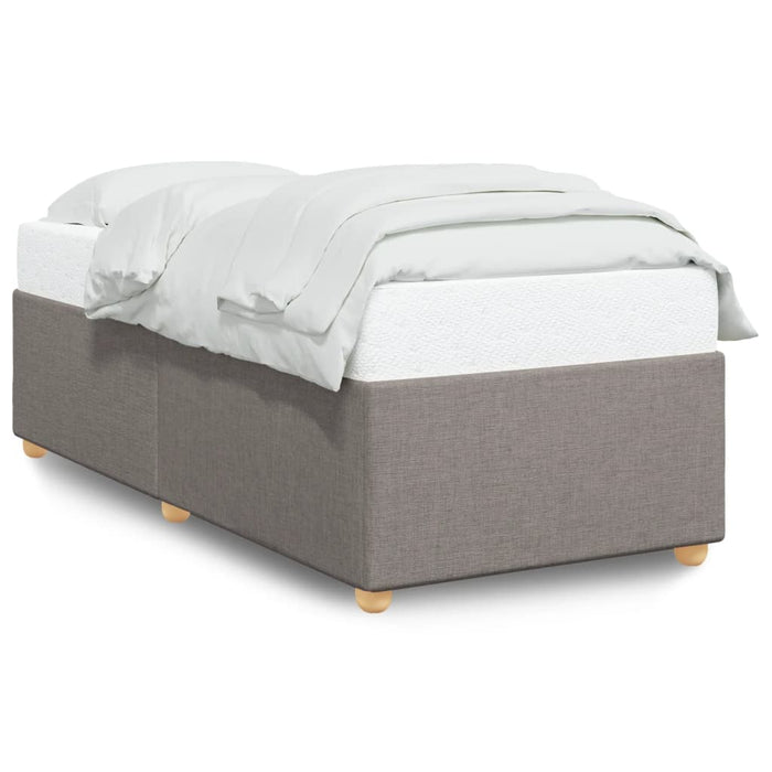 Cadru de pat fără saltea Taupe 90x200 cm țesătură - WALTI WALTI