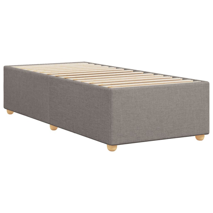 Cadru de pat fără saltea Taupe 90x200 cm țesătură - WALTI WALTI