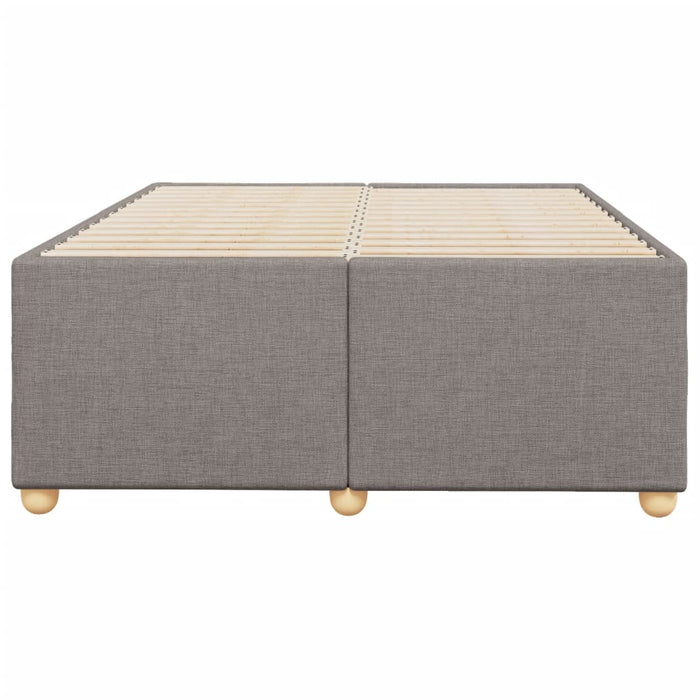 Cadru de pat fără saltea Taupe 120x190 cm țesătură WALTI