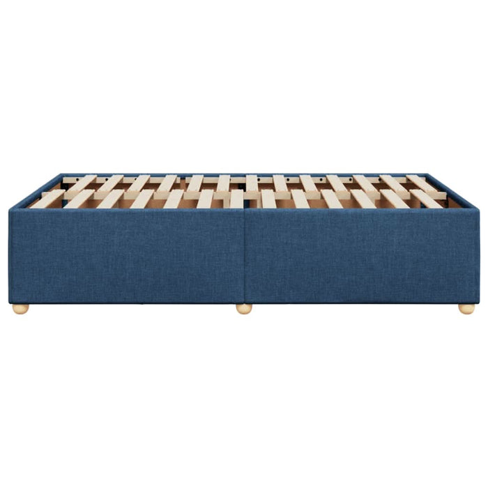 Cadru de pat, albastru, 120x190 cm, material textil - WALTI WALTI