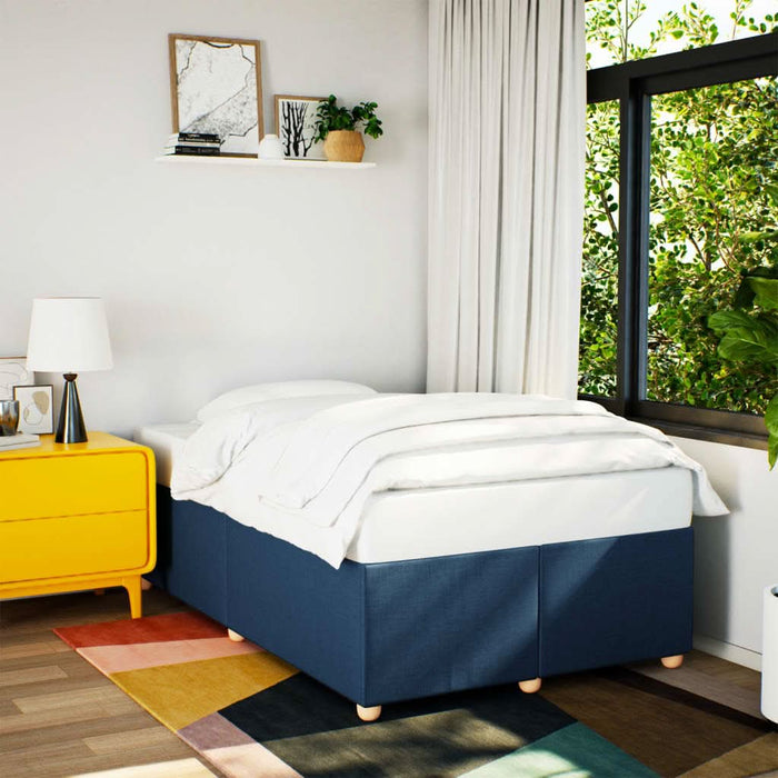 Cadru de pat, albastru, 120x190 cm, material textil - WALTI WALTI