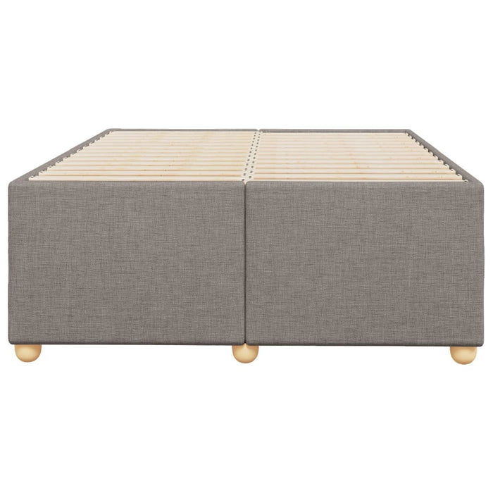 Cadru de pat fără saltea, gri taupe, 120x200 cm, textil - WALTI WALTI