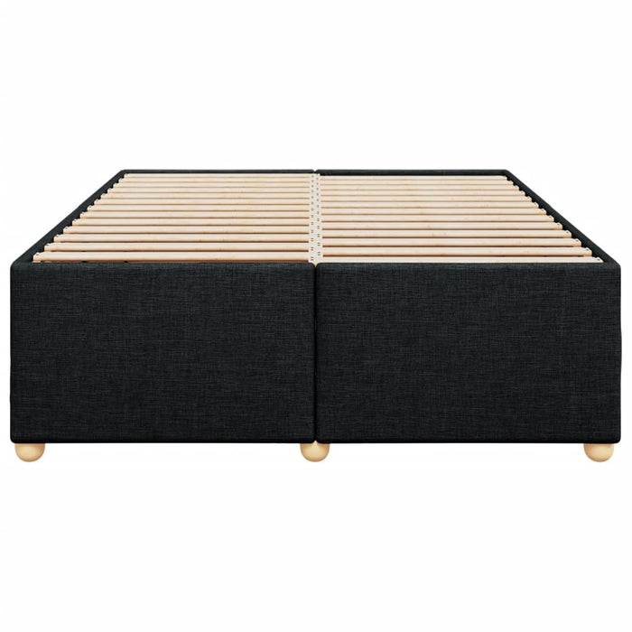 Cadru de pat fără saltea, negru, 140x190 cm, textil - WALTI WALTI