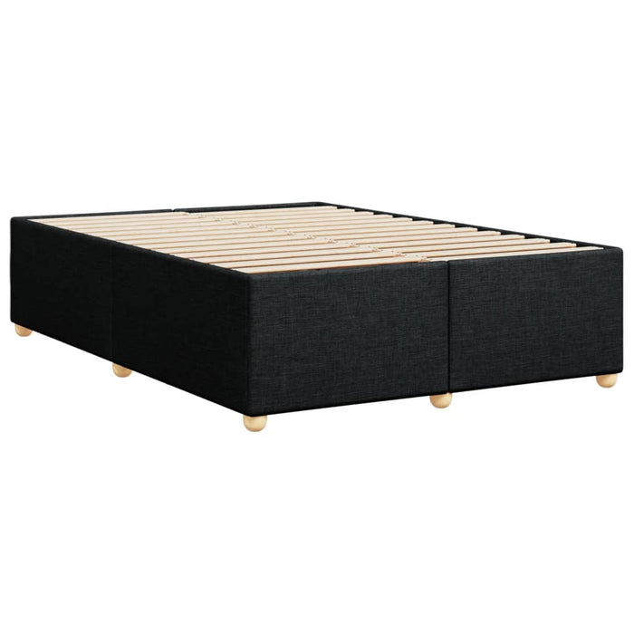 Cadru de pat fără saltea, negru, 140x190 cm, textil - WALTI WALTI