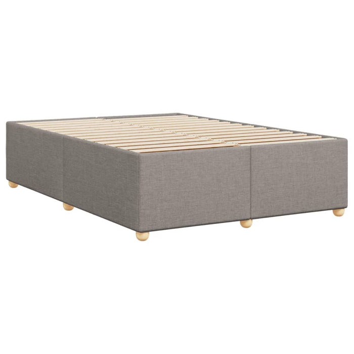 Cadru de pat fără saltea, gri taupe, 140x190 cm, textil WALTI