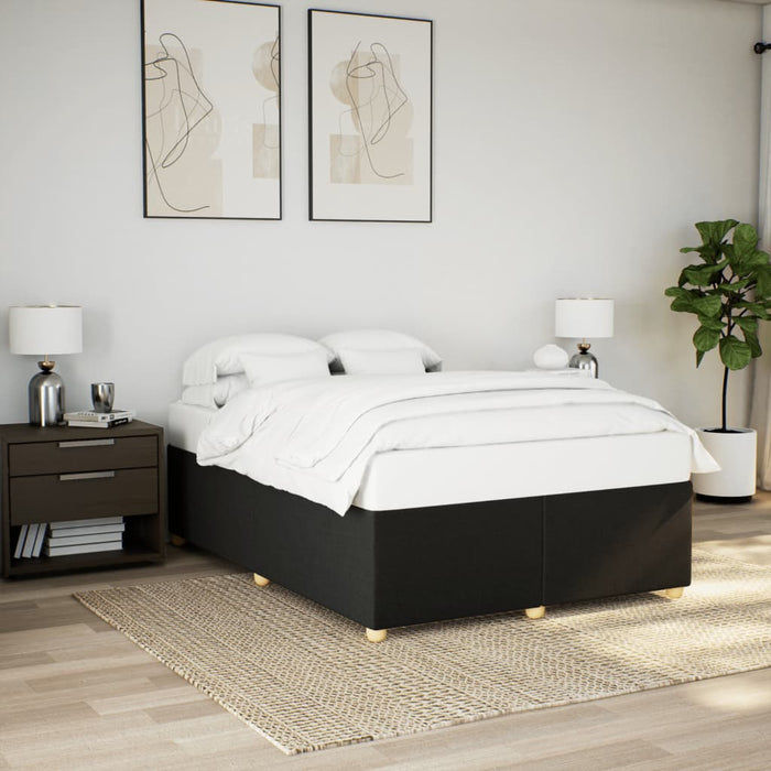 Cadru de pat fără saltea, negru, 140x200 cm, textil - WALTI WALTI