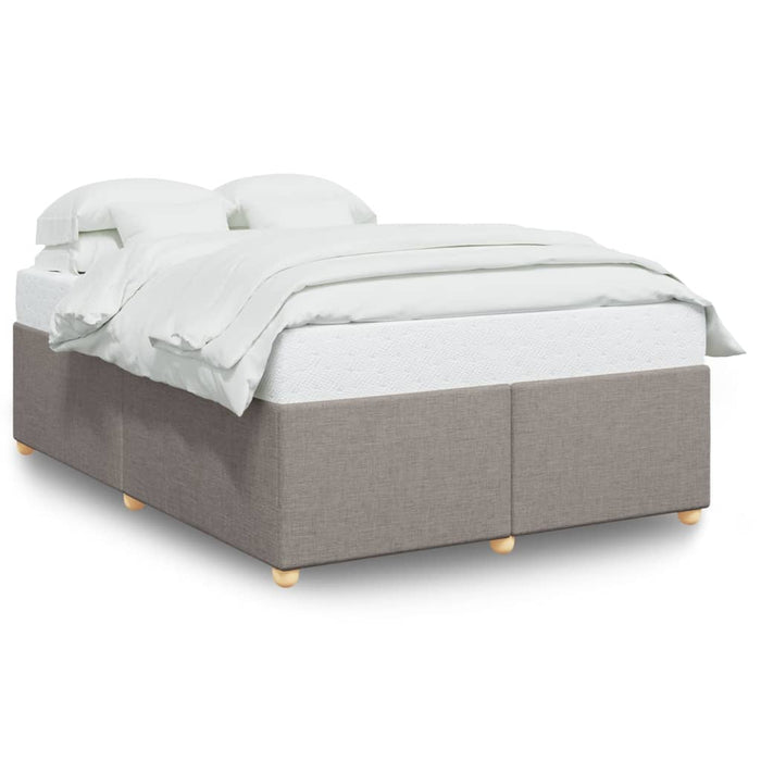 Cadru de pat fără saltea, gri taupe, 140x200 cm, textil - WALTI WALTI