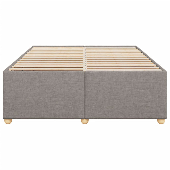 Cadru de pat fără saltea, gri taupe, 160x200 cm, textil - WALTI WALTI