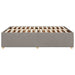 Cadru de pat fără saltea, gri taupe, 160x200 cm, textil - WALTI WALTI