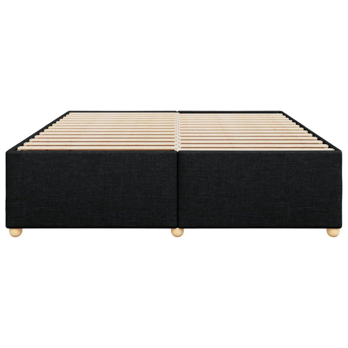 Cadru de pat fără saltea, negru, 180x200 cm, textil - WALTI WALTI