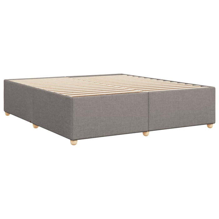 Cadru de pat fără saltea, gri taupe, 180x200 cm, textil WALTI