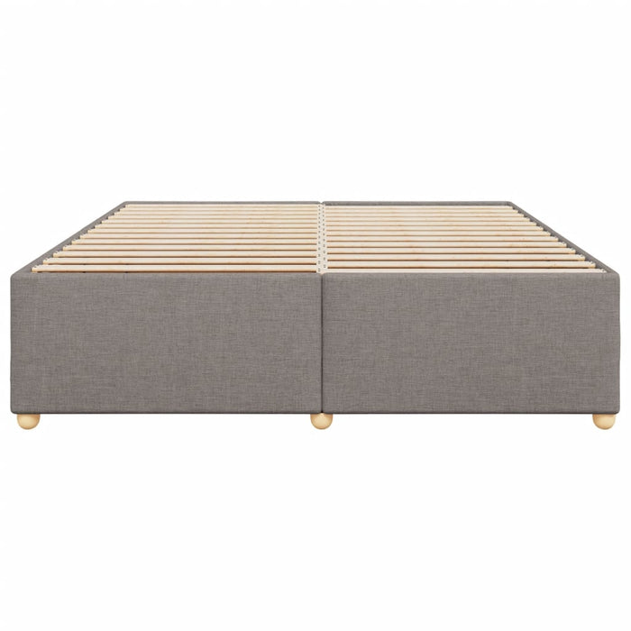 Cadru de pat fără saltea, gri taupe, 180x200 cm, textil WALTI