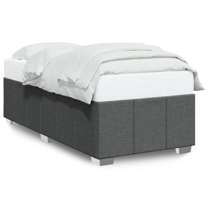 Cadru de pat fără saltea, gri închis, 90x190 cm, textil - WALTI WALTI