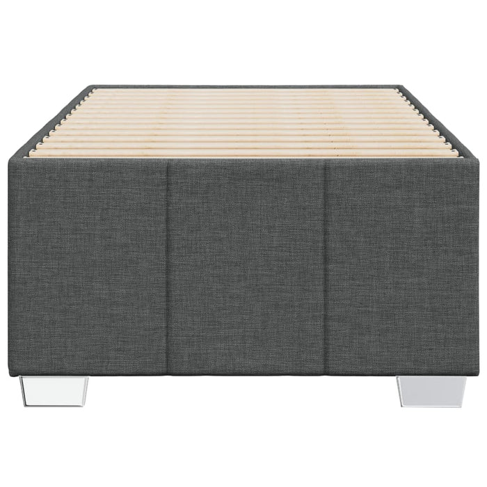 Cadru de pat fără saltea, gri închis, 90x190 cm, textil - WALTI WALTI