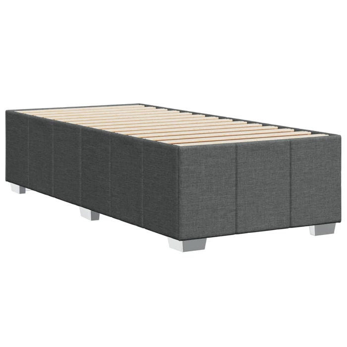 Cadru de pat fără saltea, gri închis, 90x190 cm, textil - WALTI WALTI