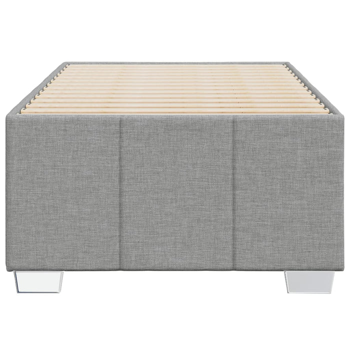 Cadru de pat fără saltea, gri deschis, 90x200 cm, textil - WALTI WALTI