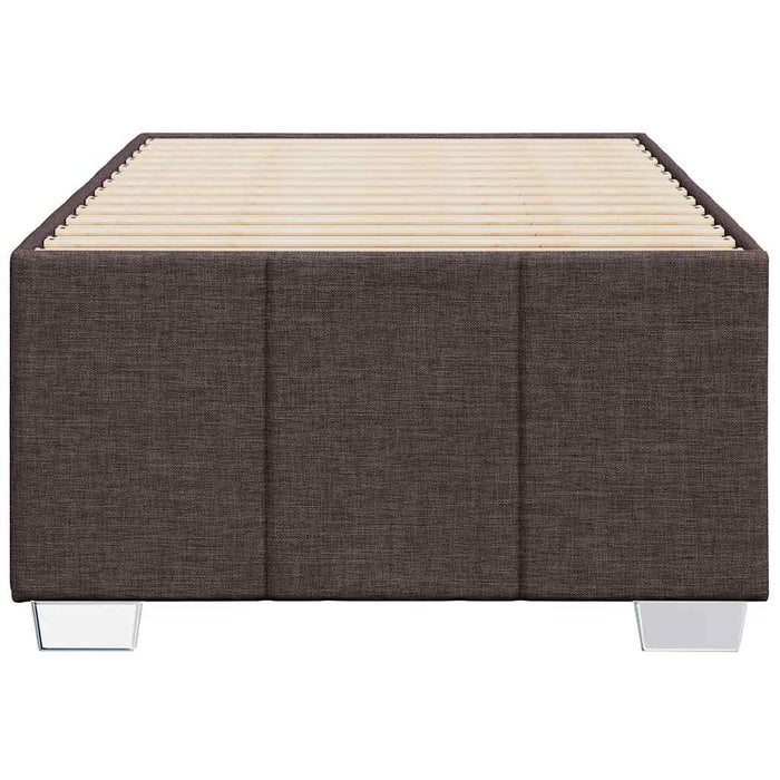 Cadru de pat fără saltea, maro închis, 90x200 cm, textil - WALTI WALTI