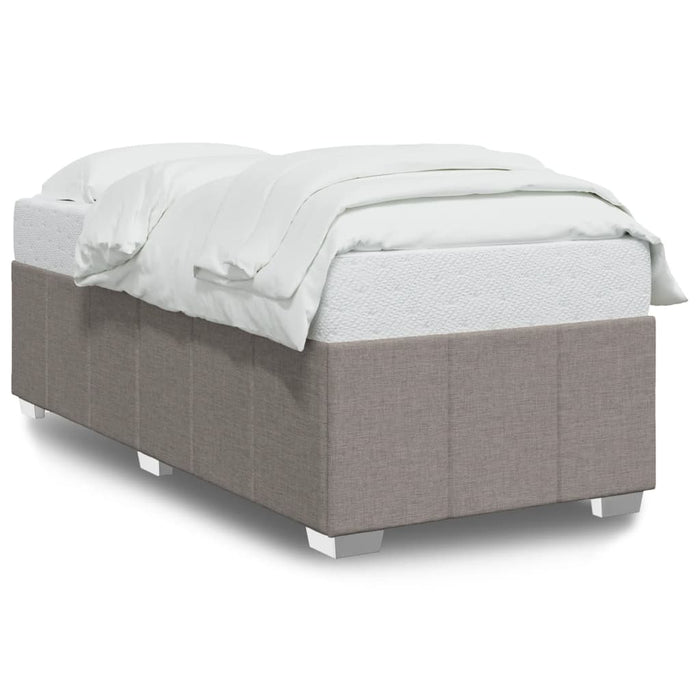 Cadru de pat fără saltea Taupe 90x200 cm țesătură - WALTI WALTI