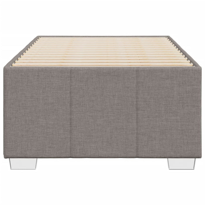 Cadru de pat fără saltea Taupe 90x200 cm țesătură - WALTI WALTI