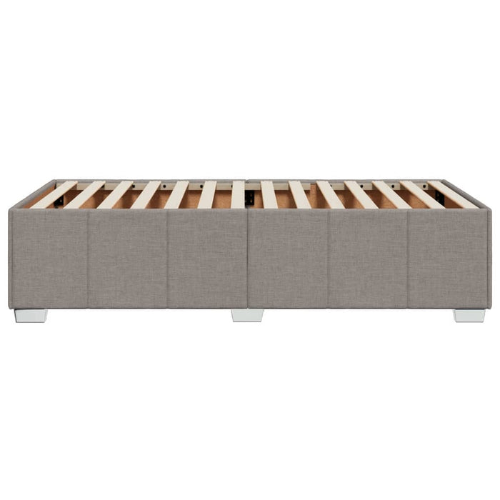 Cadru de pat fără saltea Taupe 90x200 cm țesătură - WALTI WALTI