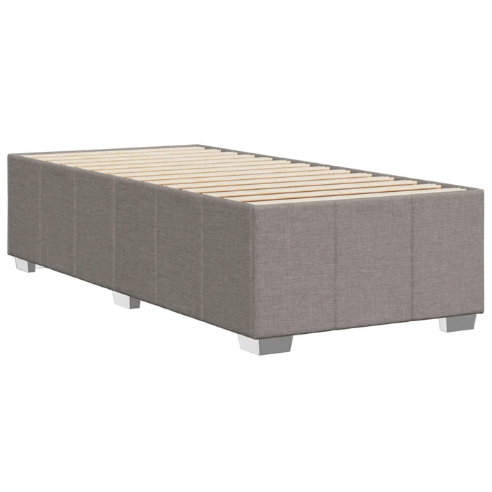Cadru de pat fără saltea Taupe 90x200 cm țesătură - WALTI WALTI