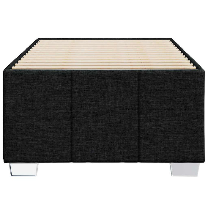 Cadru de pat fără saltea, negru, 100x200 cm, textil - WALTI WALTI